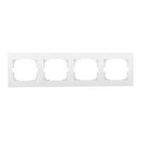 Horizontálny štvornásobný rám pre zásuvku LOGI Kanlux