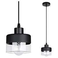 Stropné závesné svietidlo Masterled E27 Black Stark