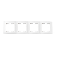 Nástenný vertikálny kvadrant pre zásuvku biely LOGI Kanlux