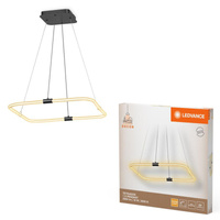 LED dekoratívne stropné závesné svietidlo 18W 2000lm 3000K teplá biela stmievateľné šedé Decor Ledvance