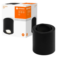 Spot Tuba GU10 Black Spot Surface Ledvance Stropné reflektorové svietidlo