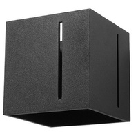 Nástenné svietidlo Wall Cube G9 Square Black Moderné Pixar Sollux