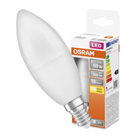 LED žiarovka B39 sviečka E14 7,5W = 60W 806lm 2700K teplá biela 180° STAR CLASSIC Osram