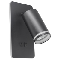 Nástenné svietidlo 6W 300lm 4000lm, neutrálna biela 120° GU10 čierne PARIS Sanico Goldlux