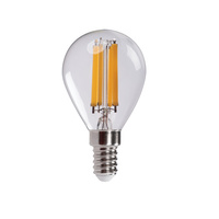 LED žiarovka E14 Edison G45 6W = 60W 806lm 2700K teplá biela Clear XLED Filament Kanlux