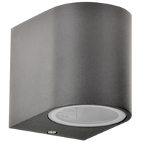 Nástenné vonkajšie fasádne svietidlo GU10 sivé IP44 Boston Sanico Goldlux