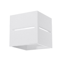 Nástenné svietidlo Wall Cube G9 Square White Modern Lobo Sollux
