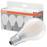 4x LED žiarovka A60 E27 6,5W = 60W 806lm 2700K teplá biela 300° BASE Osram