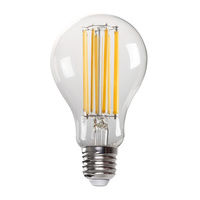 LED žiarovka E27 Edison A70 18W = 149W 2450lm 2700K teplá biela Clear XLED Filament Kanlux