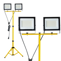 Vonkajšie LED reflektory Garden 200W 17000lm 4000K neutrálna biela 110° Stmievateľné IP54 IK06 Čierna žltá Tigra Kobi