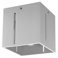 Sollux Pixar Modern P9 Square Gray Povrchová montáž stropného svetla Cube