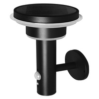 Vonkajšie nástenné svietidlo LED 6W 400lm 3000K IP44 čierne so senzorom pohybu a súmraku Endura Ledvance