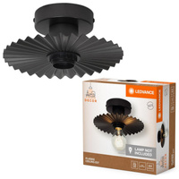 Povrchové stropné svietidlo E27 Grey Decor Ledvance