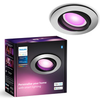 Zapustená LED dióda na zapustenie 4,2 W 400 lm IP20 Biela a farebná Ambiance RGB + TW Aluminium Smart SMART Zigbee Bluetooth Centura Philips HUE