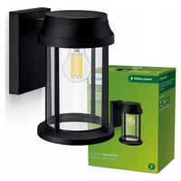 Záhradné nástenné svietidlo Vonkajšia lampa E27 IP44 čierna Bellini Philips