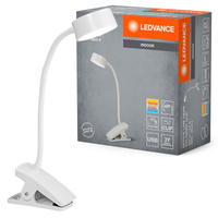 LED stolová lampa Clip nastaviteľná 4,8 W 328 lm CCT stmievateľná biela Kancelárska linka Ledvance