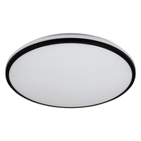 Plafond LED stropný panel Povrchové svietidlo 37W 2680lm CCT Round Black Stmievateľné diaľkové ovládanie Arvos Kanlux