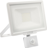 LED reflektor 30W 2400lm 3000K IP44 biely so senzorom pohybu LED2B KOBI MHC