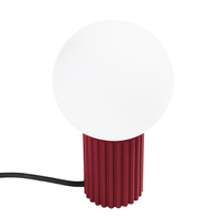 Stolná stolová lampa G9 Round Maroon Modern Matte Halo Sollux