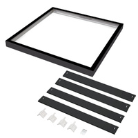 Rám na povrchovú montáž 63 mm pre LED panel 60x60 cm click Black Kobi
