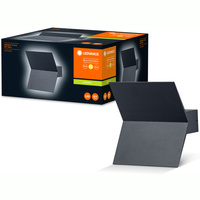 Vonkajšia záhradná lampa LED fasádna nástenná lampa 9,5W 580lm 3000K IP44 Endura Ledvance šedá