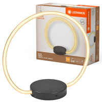 Dekoratívna stolová lampa LED 10W 1000lm 3000K, teplá biela stmievateľná sivá Dekor Ledvance