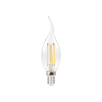 LED žiarovka E14 Edison C35 5,9W = 60W 806lm 4000K neutrálna biela Clear XLED Filament Kanlux