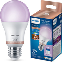 LED žiarovka E27 A60 8,5W = 60W 806lm 2200-6500K RGB + TW Smart SMART WiFi Bluetooth App WiZ Philips