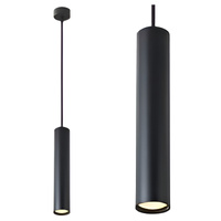 Stropné závesné svietidlo s presahom GU10 Nastaviteľné matné čierne Keon Masterled