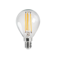 LED žiarovka E14 Edison G45 4,5W = 40W 470lm 2700K teplá biela Clear XLED Filament Kanlux