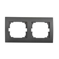 Horizontálny dvojitý rám s povrchovou montážou pre zásuvku LOGI Kanlux