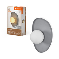 Dekoratívne nástenné svietidlo Nástenná povrchová montáž G9 šedá Dekor Ledvance