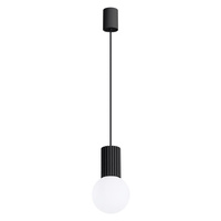 Závesné svietidlo Hanging G9 Round Black Modern Matte Halo Sollux