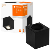 Bodové reflektorové stropné svietidlo Square GU10 Black Spot Surface Ledvance