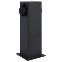 Záhradné svietidlo LED vonkajšie stožiarové stojace sivé IP44 Elektri Sanico Goldlux