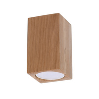 Stropné svietidlo Keke Sollux s povrchovým reflektorom GU10 Square Brown Scandinavian