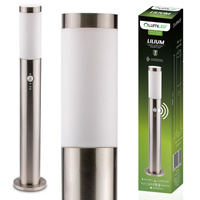 Lilium LUMILED Outdoor E27 INOX PIPE 65cm so senzorom pohybu