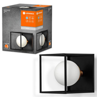 Dekoratívne nástenné svietidlo Nástenná povrchová montáž G9 čierna Dekor Ledvance