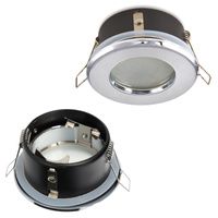 Halogénové zapustené bodové svietidlo GU10 Chrome Round Kobi