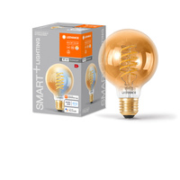 LED žiarovka E27 8W = 50W 600lm CCT Stmievateľná SMART+ WiFi Filament Globe Ledvance
