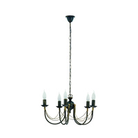 Stropné svietidlo 5x E14 čierne Classic ARES 205 Nowodvorski