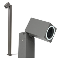 LED GU10 IP44 Grey Quazar Kobi Vonkajšie stojace záhradné svietidlo