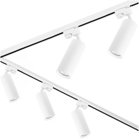 Rail Kit Rail bar 3m + 5x GU10 LED reflektor White