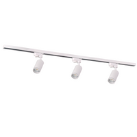 Súprava prípojnice 1-fázová lišta + 3x GU10 reflektor biely PARIS Sanico Goldlux