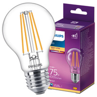 LED žiarovka E27 A60 8,5W = 75W 1055lm 2700K teplá biela FILAMENT LED Classic Philips