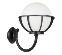 Vonkajšia záhradná lampa fasádna KINKIET LED gule s košom 250 K 3012/1/KPO 250 E27 Su-Ma