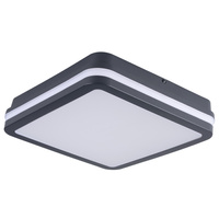 Stropné LED svietidlo Plafond so snímačom pohybu 30W 2940lm CCT IP65 Graphite BENO KANLUX