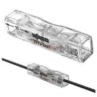 WAGO Inštalačný rýchlospojkový konektor 2773-2401 s priechodným otvorom pre 2x4 mm vodič