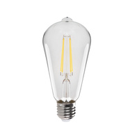 LED žiarovka E27 Edison ST64 7W = 60W 806lm 4000K neutrálna biela Clear XLED Filament Kanlux