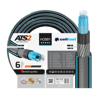 Záhradná hadica na vodu 6 vrstiev s opletením 3/4" 50 m silná HOBBY ATS2 CELLFAST